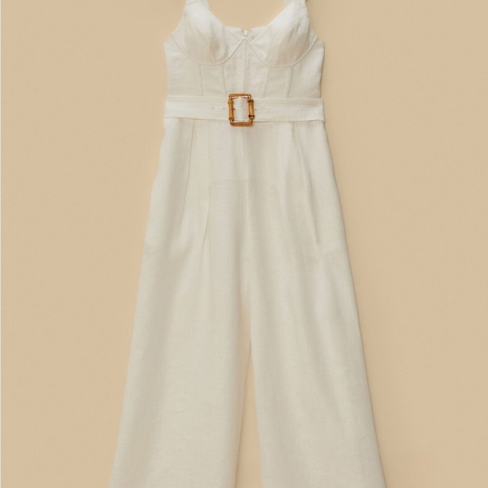 NWT Farm Rio Jumpsuit with Belt - Picture 3 of 8